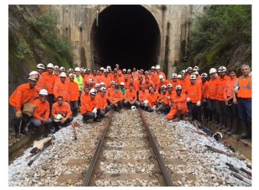 Vale conclui obras de túnel ferroviário Marembá, em Minas Gerais