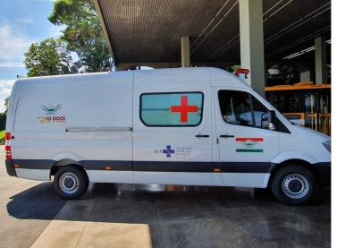 Município de Rio Doce recebe nova ambulância como medida compensatória