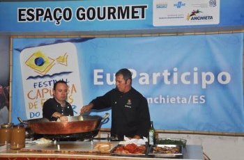 Aulas gratuitas de culinária durante o Festival Capixaba de Frutos do Mar
