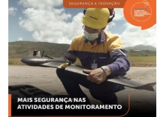 Equipamentos não tripulados promovem segurança no monitoramento geotécnico