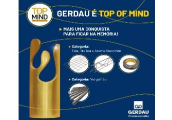 Gerdau é destaque no prêmio Top of Mind do Grupo Revenda