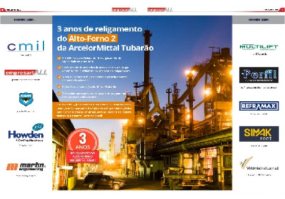 Homenagem aos 3 Anos de Religamento do Alto-Forno 2 da ArcelorMittal Tubarão