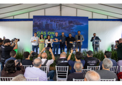 ES Gás inicia distribuição de gás natural em Guarapari