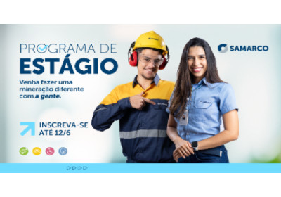 Samarco abre inscrições para Programa de Estágio 2026 com vagas em MG e ES