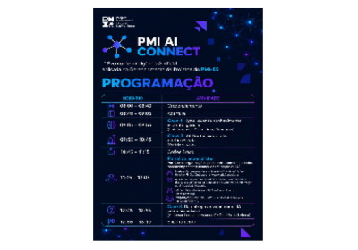 PMI Espírito Santo realiza evento inédito sobre Inteligência Artificial aplicada à Gestão de Projetos