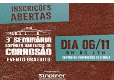 3º Seminário de Corrosão Sindifer