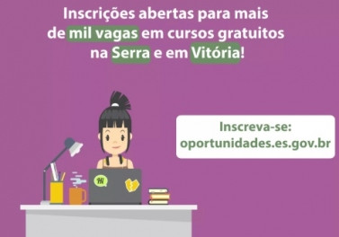 Mais de mil vagas para estudar de graça no Projeto OportunidadES