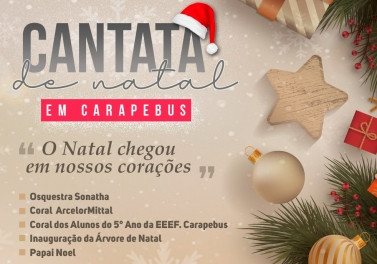 Carapebus inaugura Árvore de Natal com concerto de corais