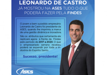 Cumprimento da ASES ao Leonardo de Castro - FINDES