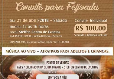 Ases promove feijoada para alavancar obra da Casa do Empresário